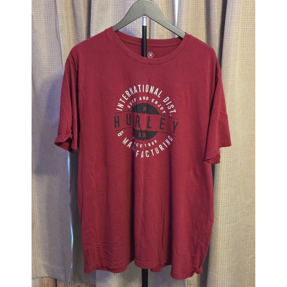 Hurley Branded Graphic T-Shirt Men's Size XL Red